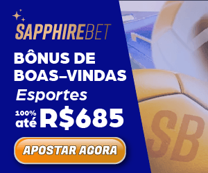 Sapphirebet - Bônus esportivo 100% no primeiro depósito!