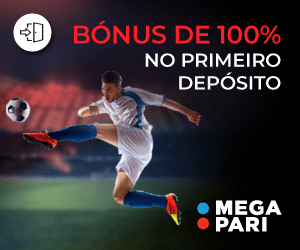 Bônus de Boas Vindas Megapari - 100% até R$1200!